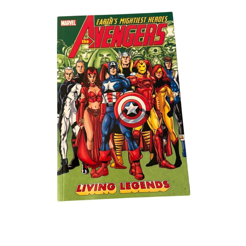 Marvel Avengers Living Legends Comic Book Graphic Novel Paperback